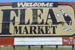 flea market sign