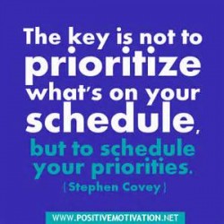 prioritize