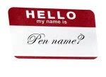Pen Name label