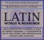 making it up - Latin